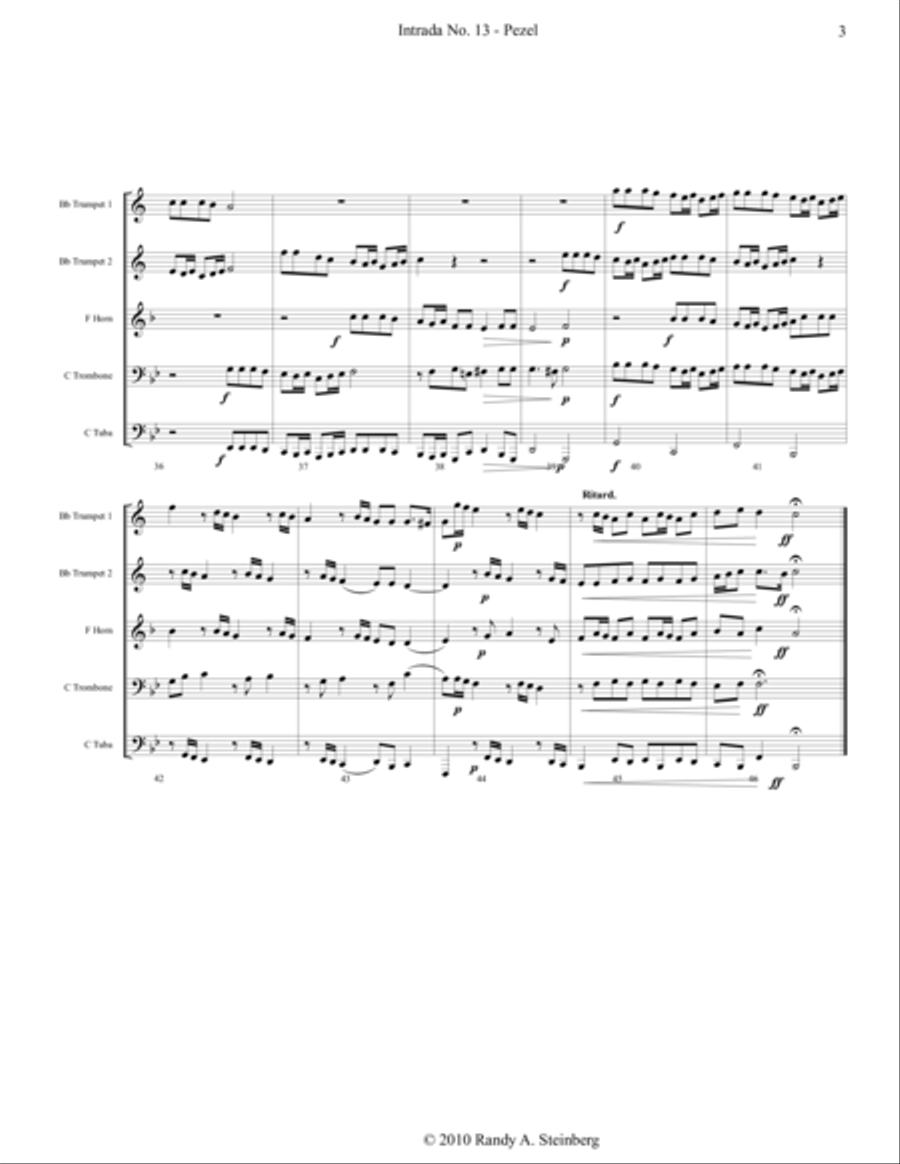Intrada No. 13 Brass Ensemble scores gallery preview page 6