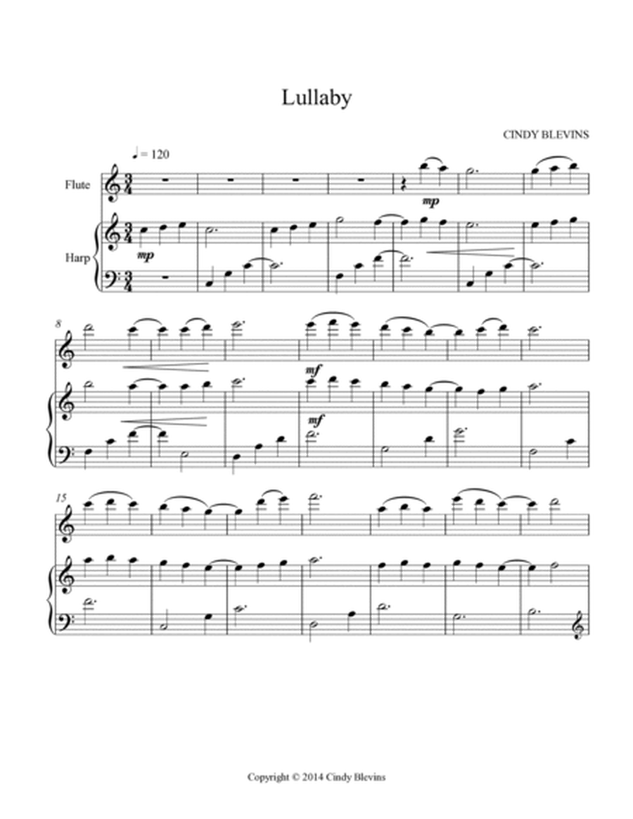 Lullaby, for Harp and Flute image number null