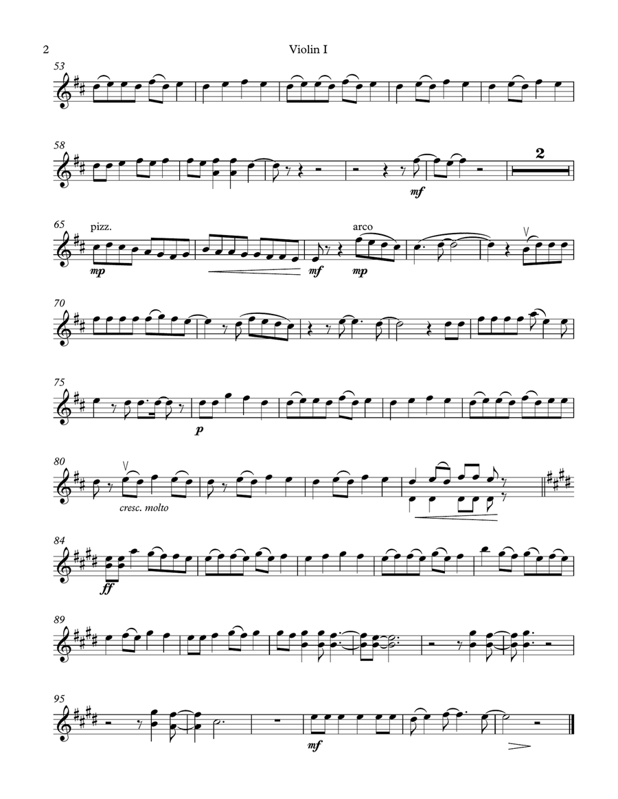 Love Story String Quartet scores gallery preview page 2
