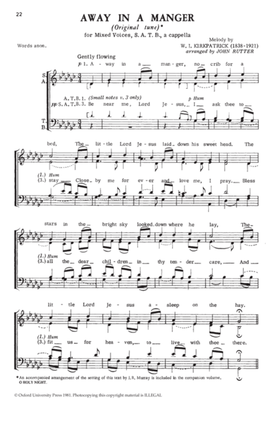 Joy to the World 4-Part scores gallery preview page 7