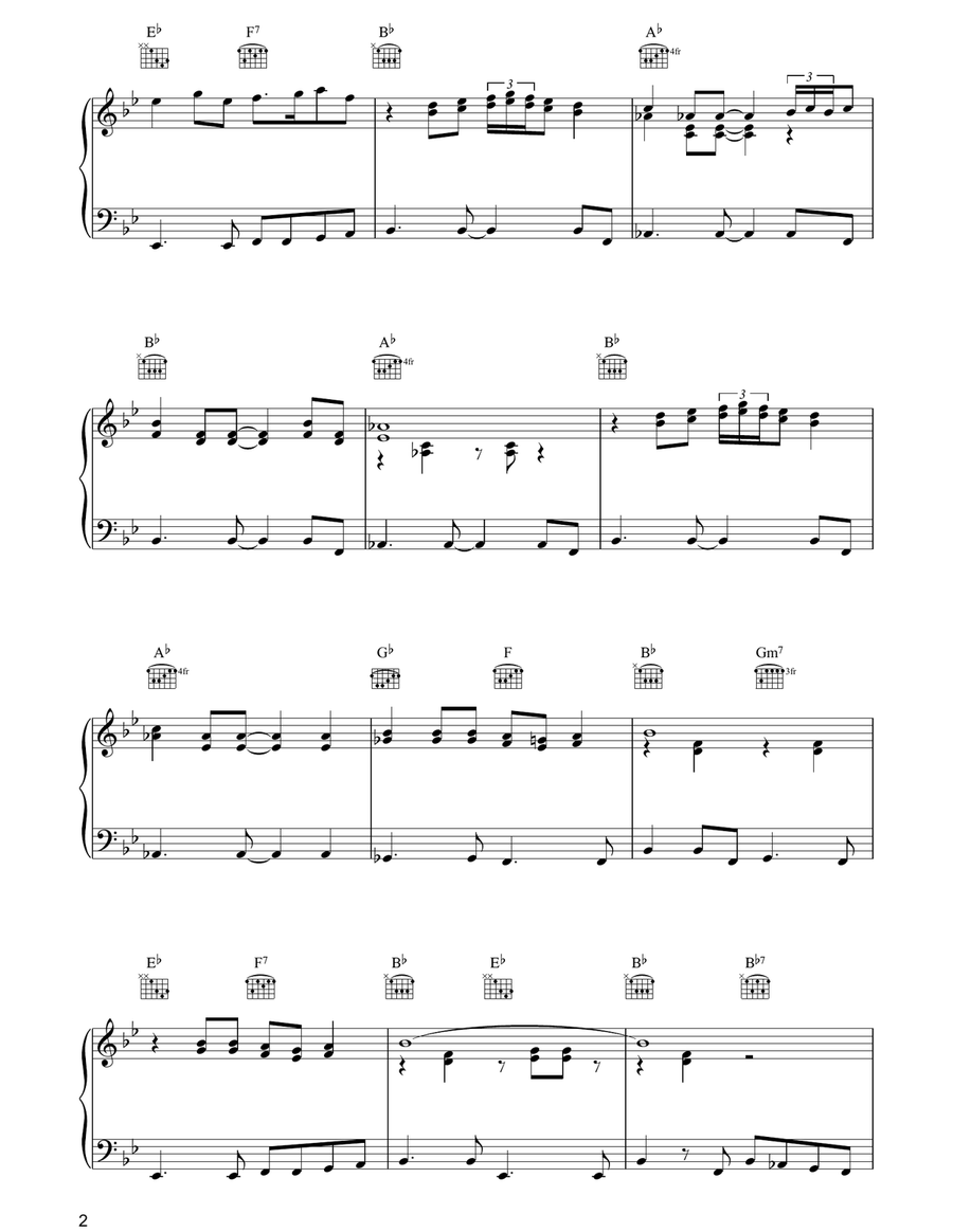 The Lonely Bull Piano Solo scores gallery preview page 2