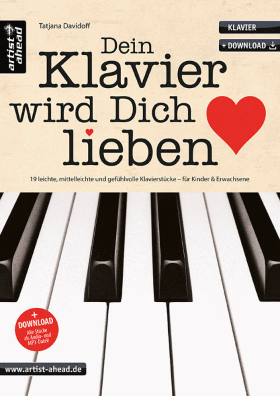 Dein Klavier wird Dich lieben Piano Solo scores gallery preview page 1