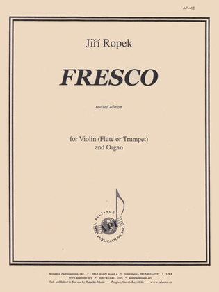 Fresco For Violin And Organ (or Fl Or Trp)