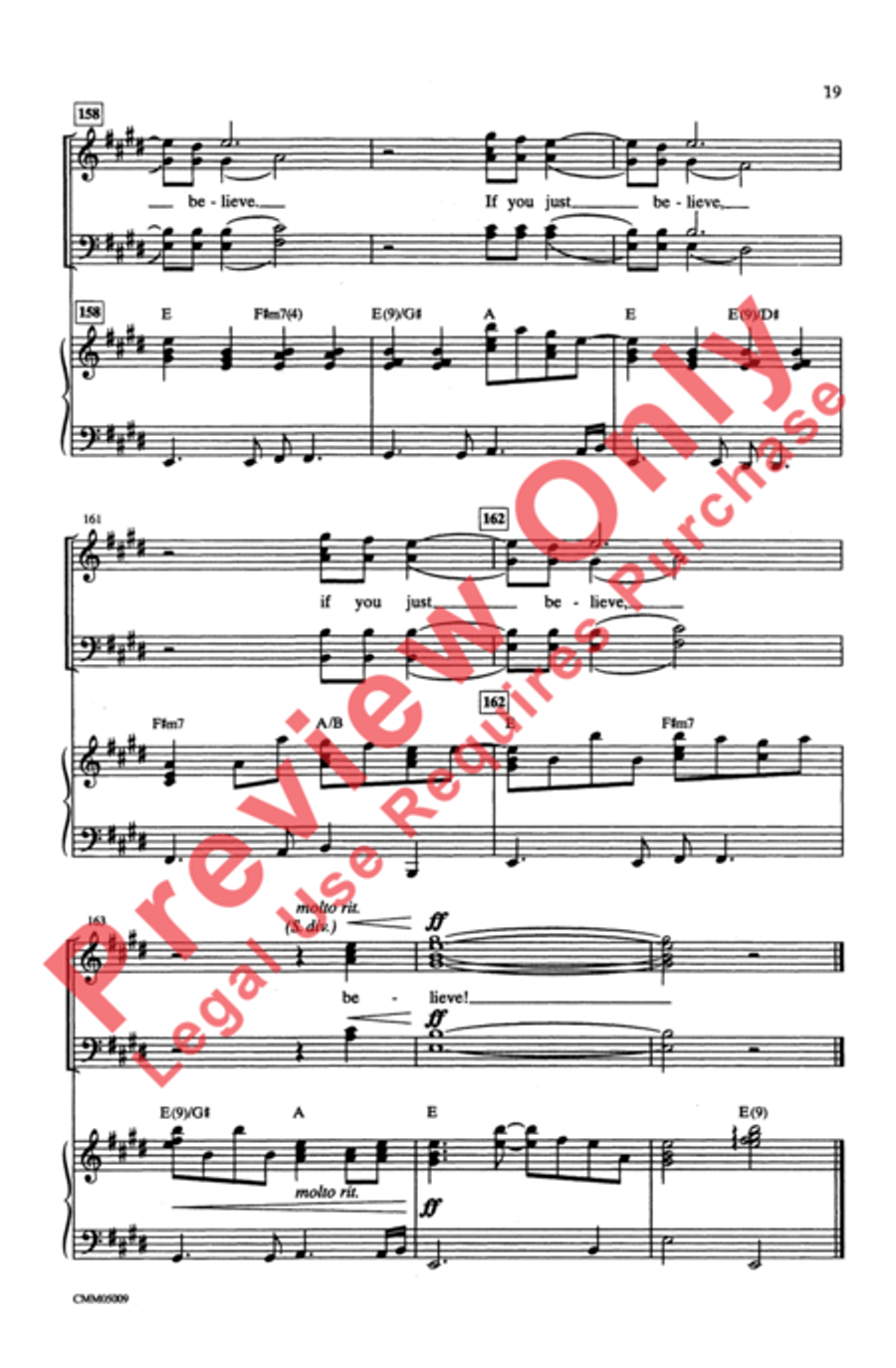 The Polar Express: A Choral Medley 4-Part scores gallery preview page 20