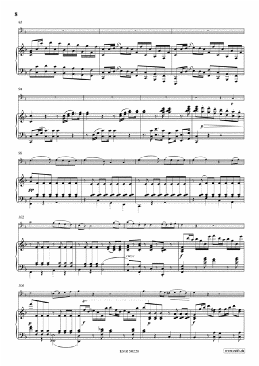 Concerto No. 1 Bass Recorder scores gallery preview page 9