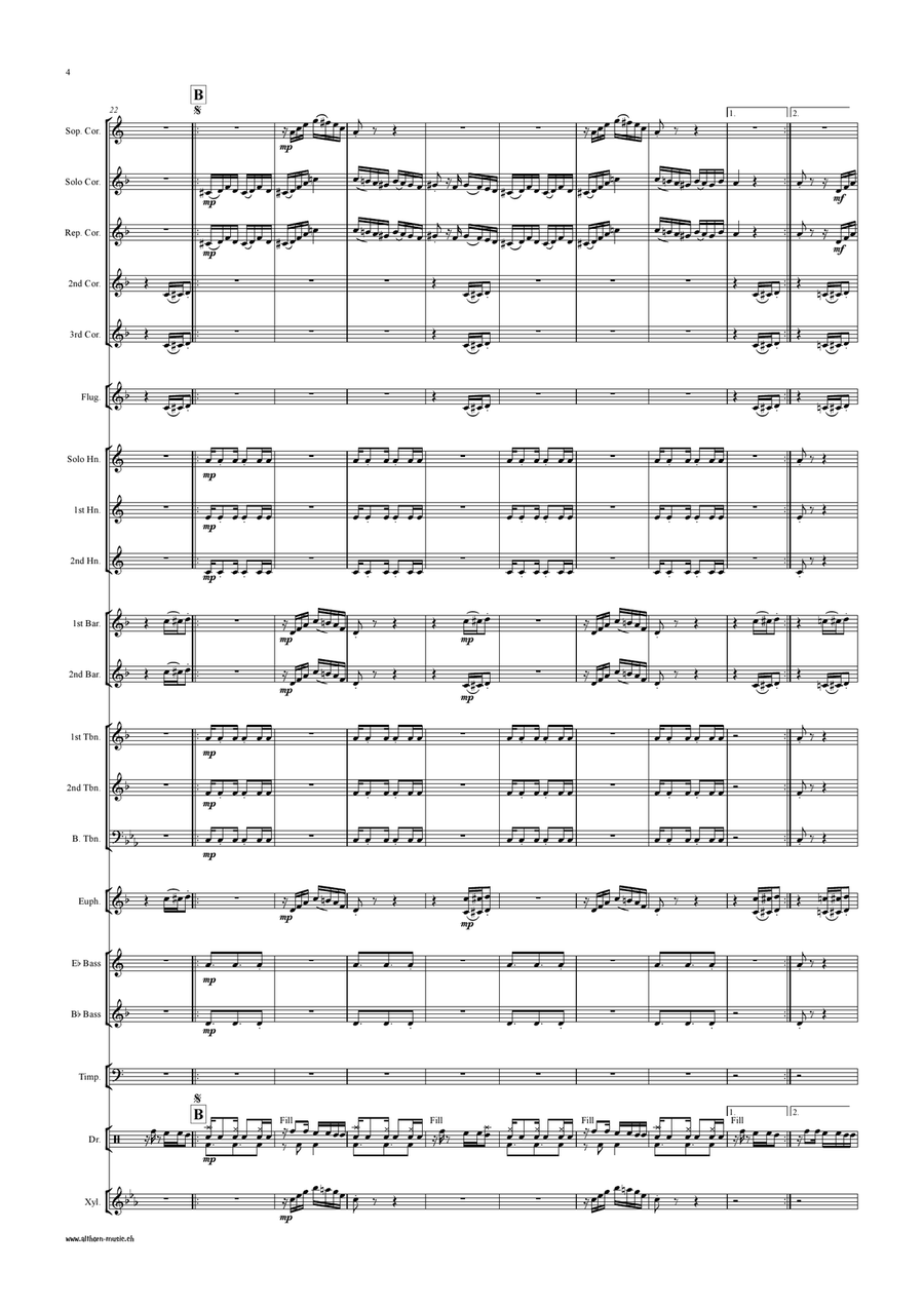 Sirba Brass Band scores gallery preview page 5