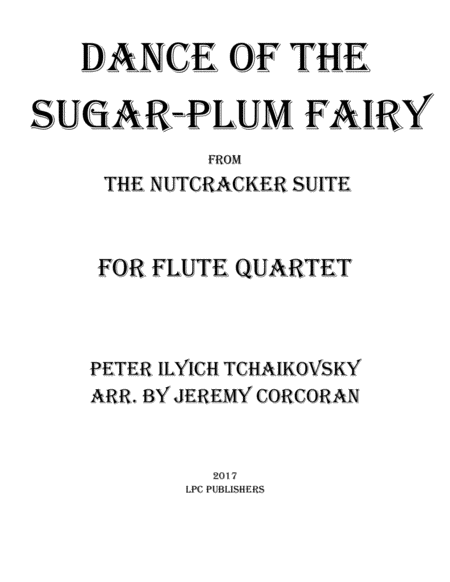 Dance of the Sugar-Plum Fairy for Flute Quartet image number null