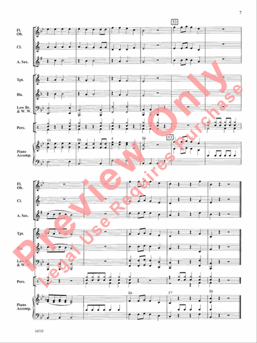 First Rockin' Christmas First Rockin' Christmas Concert Band scores gallery preview page 8