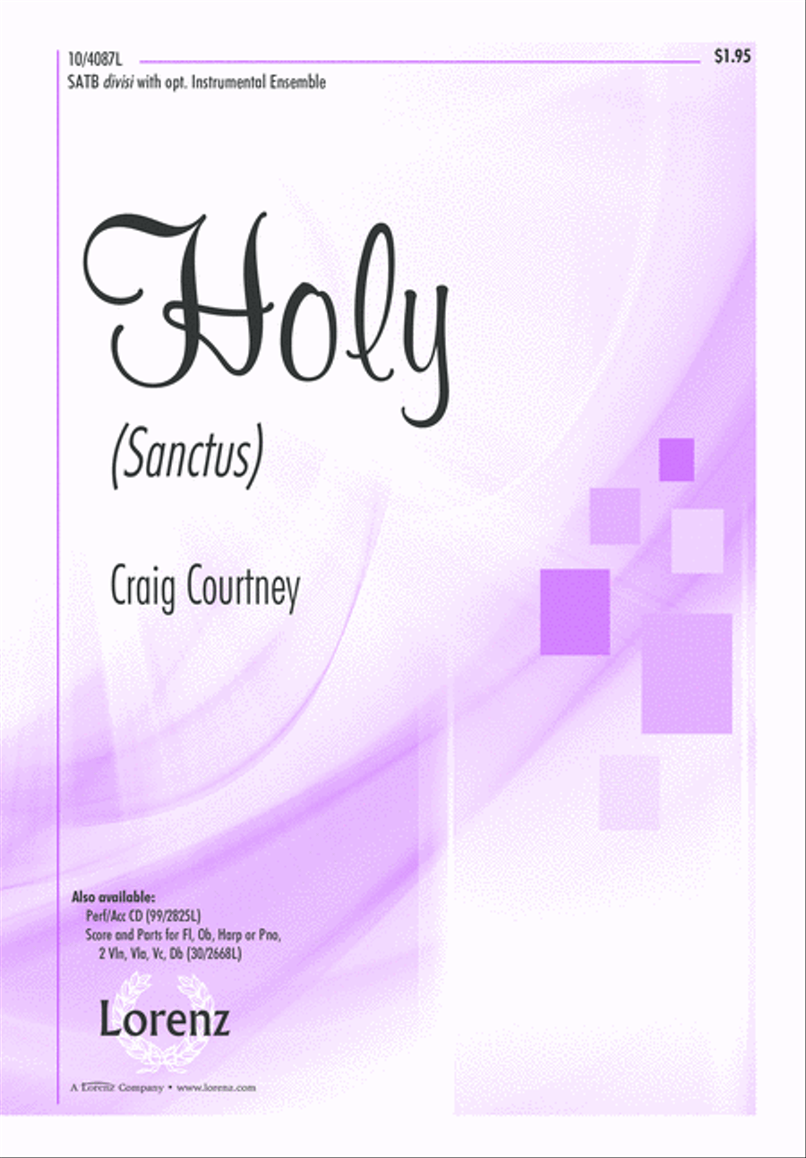 Holy (Sanctus) Holy (Sanctus) Divisi scores gallery preview page 2