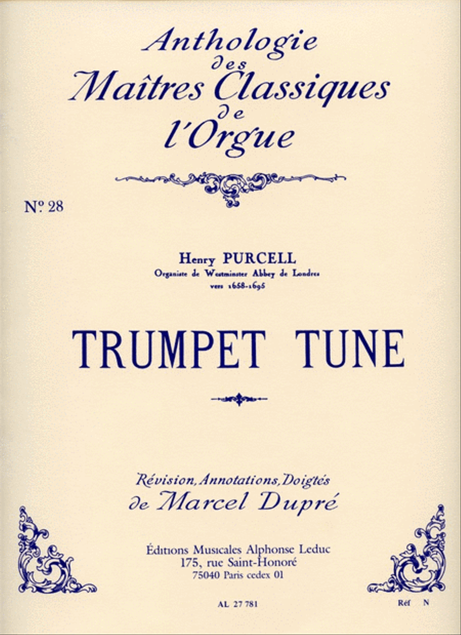 Trumpet Tune (maitres Classiques No.28) (organ)