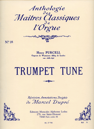 Book cover for Trumpet Tune (maitres Classiques No.28) (organ)