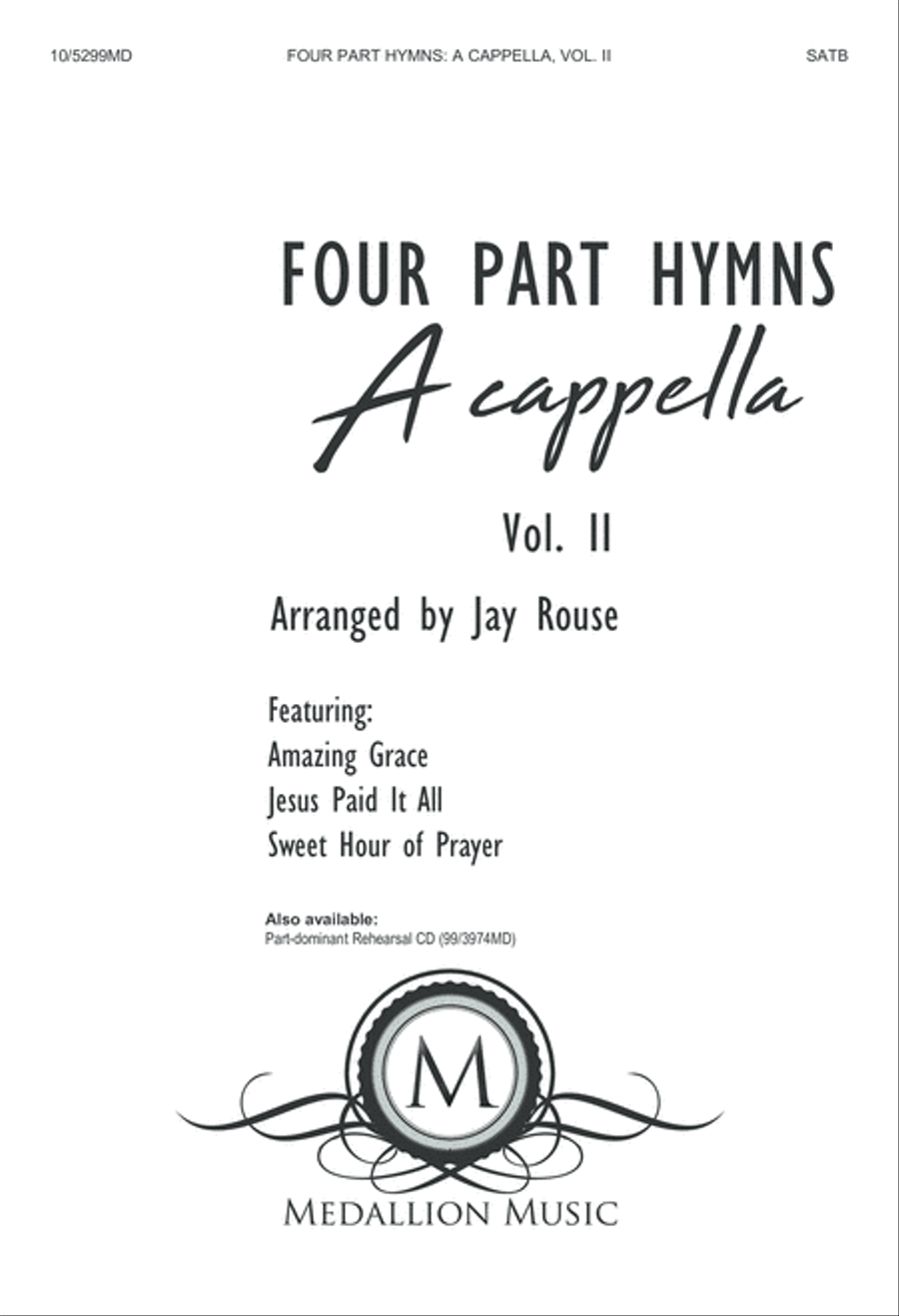 Four-part Hymns: A Cappella, Vol. II 4-Part scores gallery preview page 1