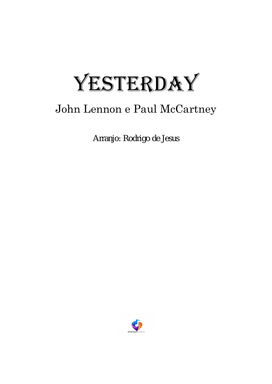 Yesterday Easy Piano scores gallery preview page 1