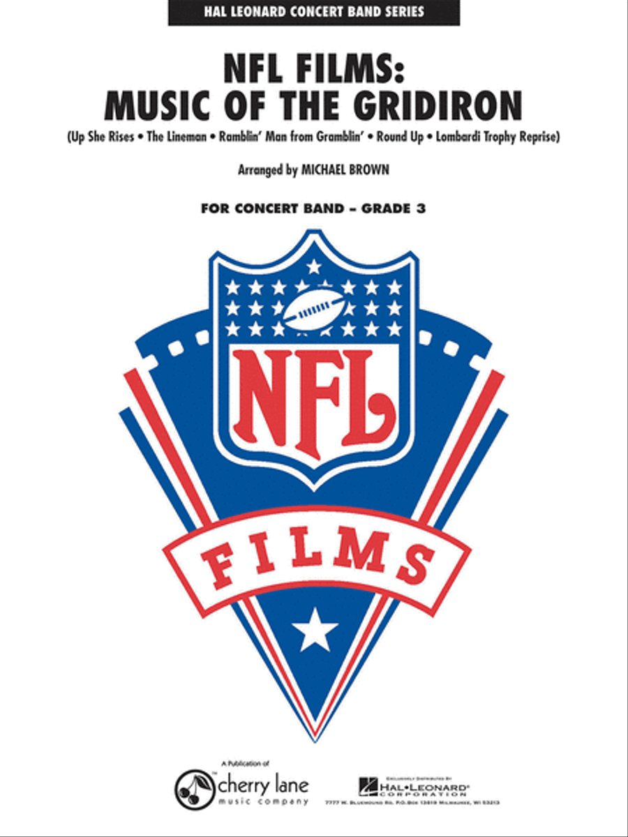 NFL Films: Music of the Gridiron Concert Band scores gallery preview page 1