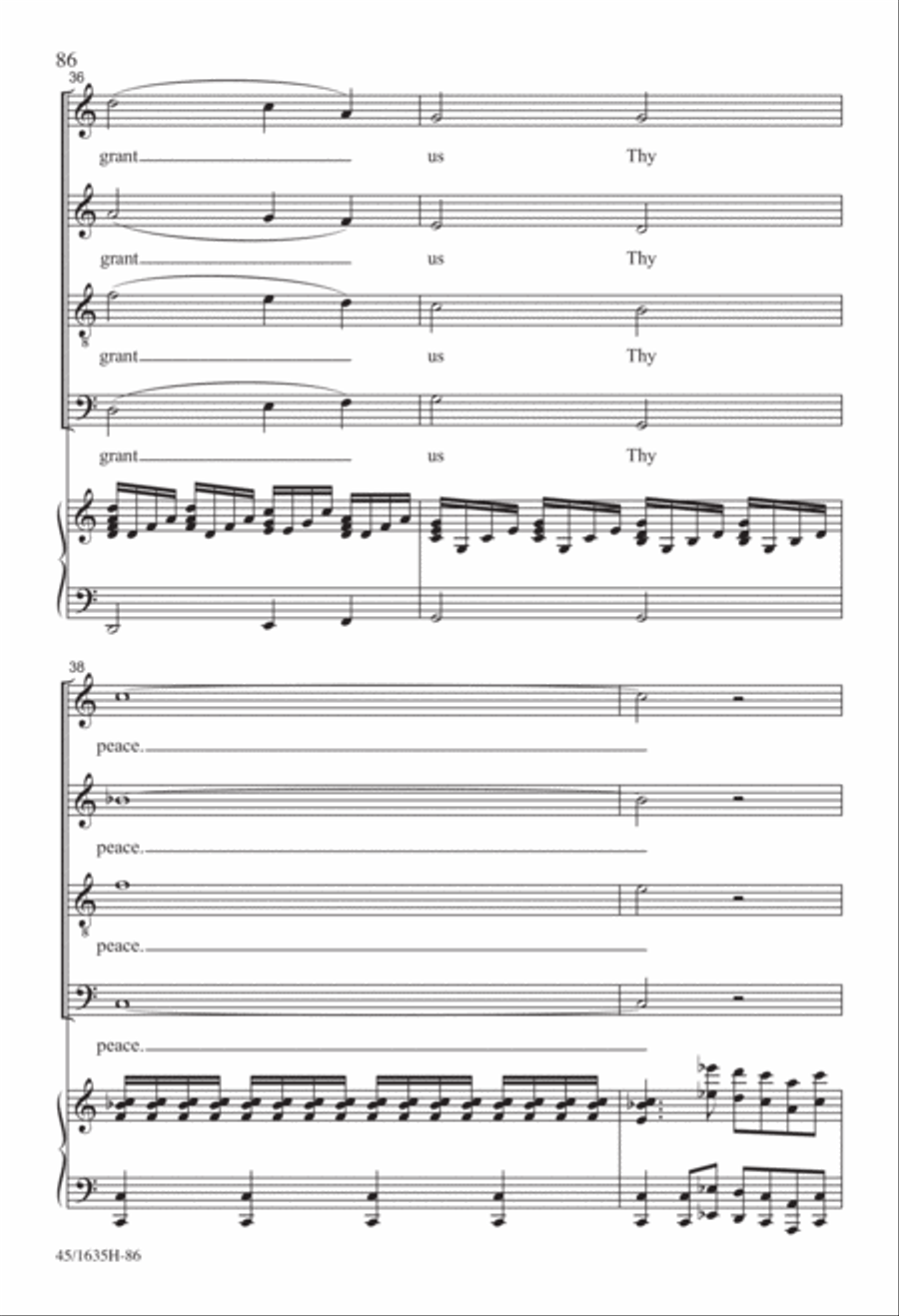 Mass: A Celebration of Love and Joy 4-Part scores gallery preview page 44