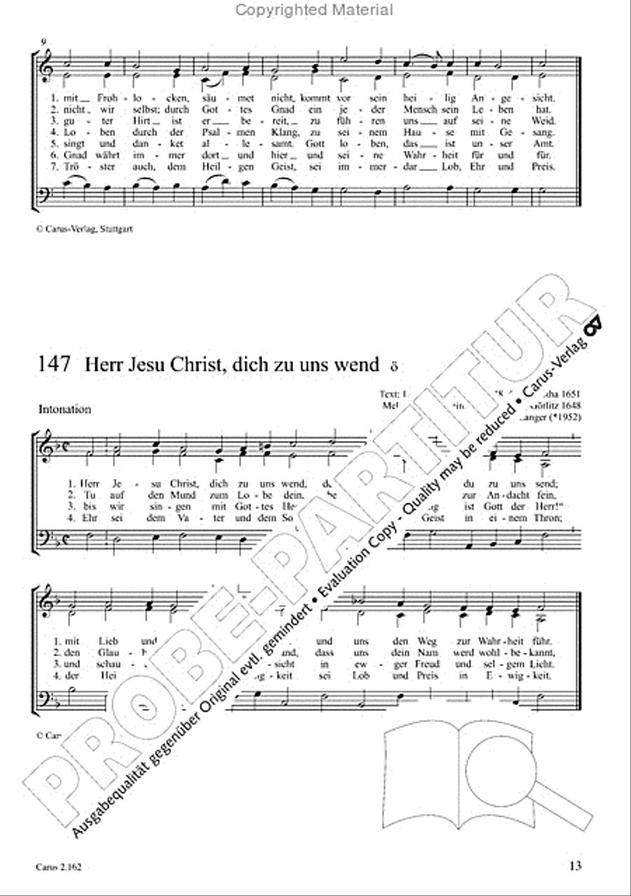 Chorbuch Gotteslob SAM 3-Part scores gallery preview page 14