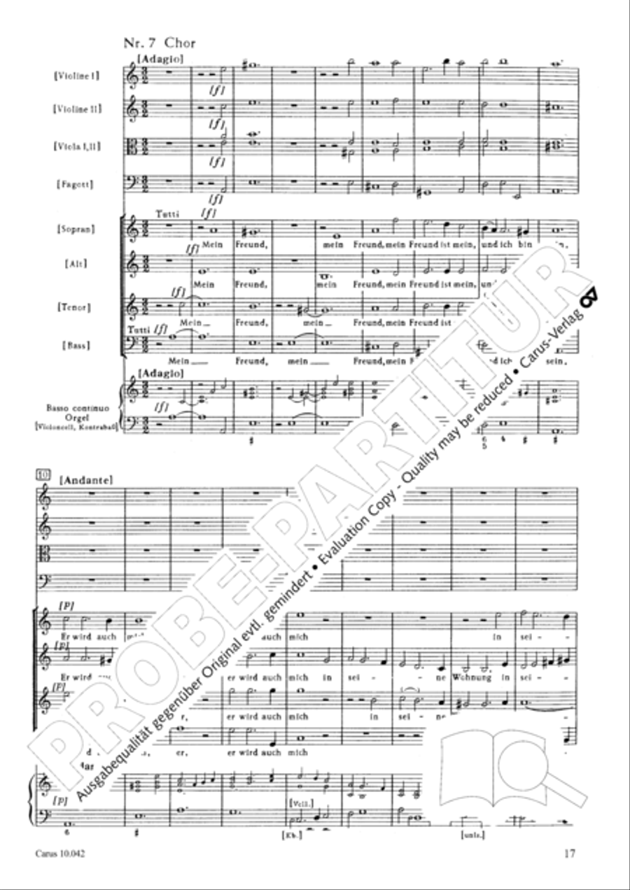 Mein Freund ist mein 4-Part scores gallery preview page 18