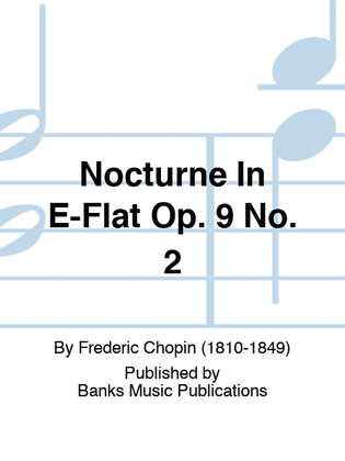 Book cover for Nocturne In E-Flat Op. 9 No. 2