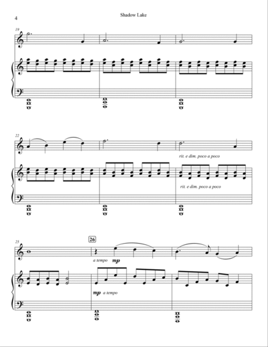 Shadow Lake - Violin & Piano Violin Solo scores gallery preview page 4