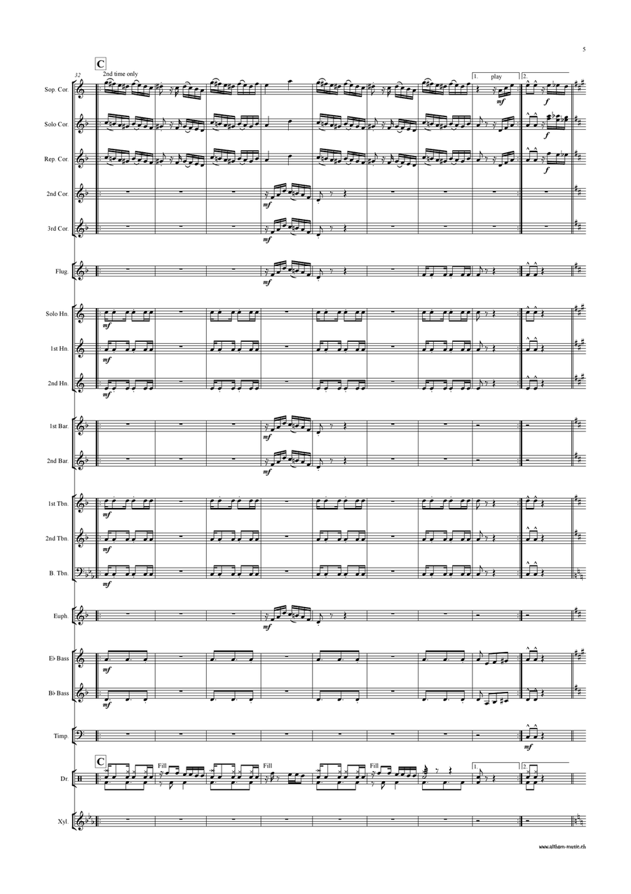 Sirba Brass Band scores gallery preview page 6
