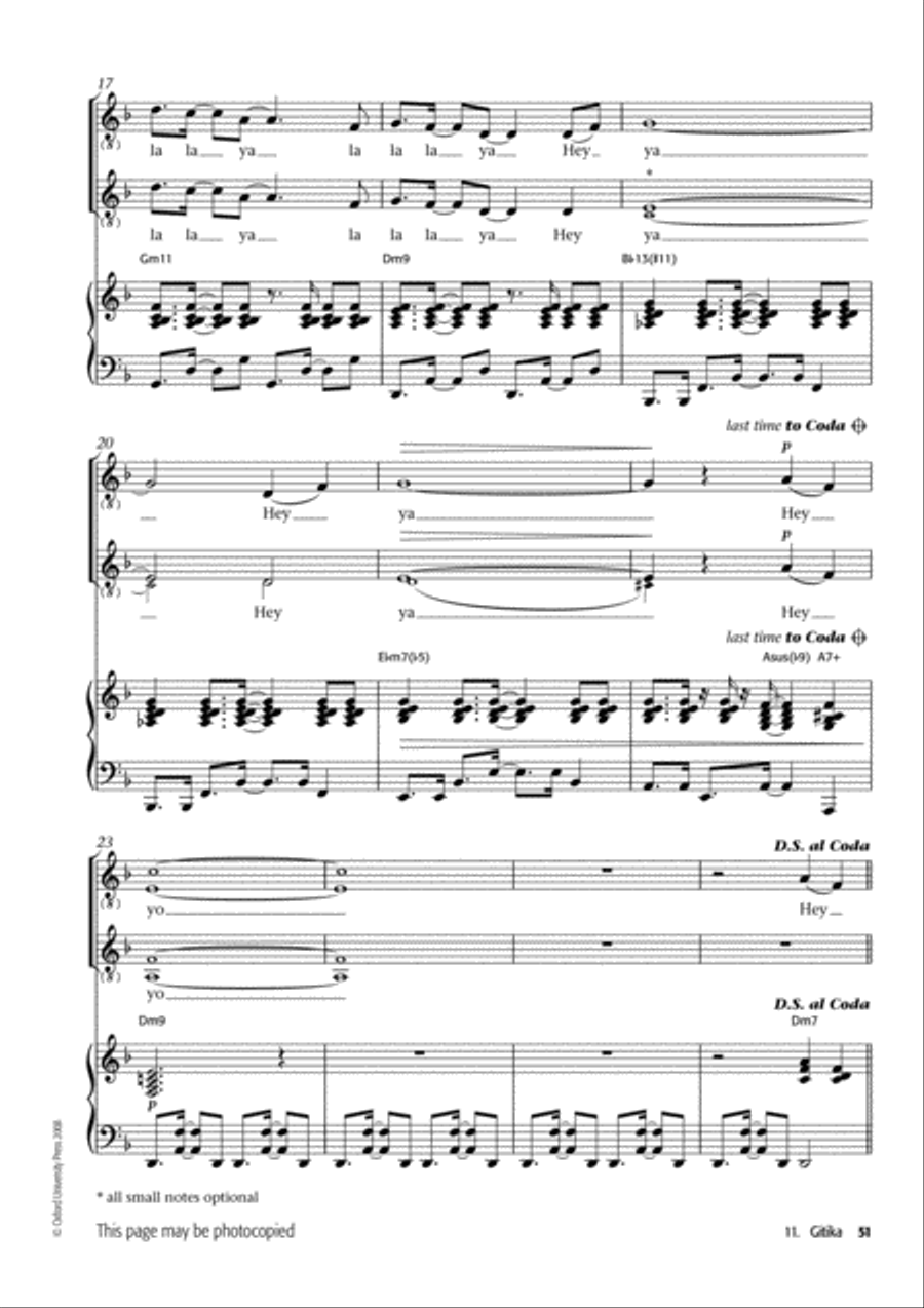 Popular Voiceworks 1 4-Part scores gallery preview page 13