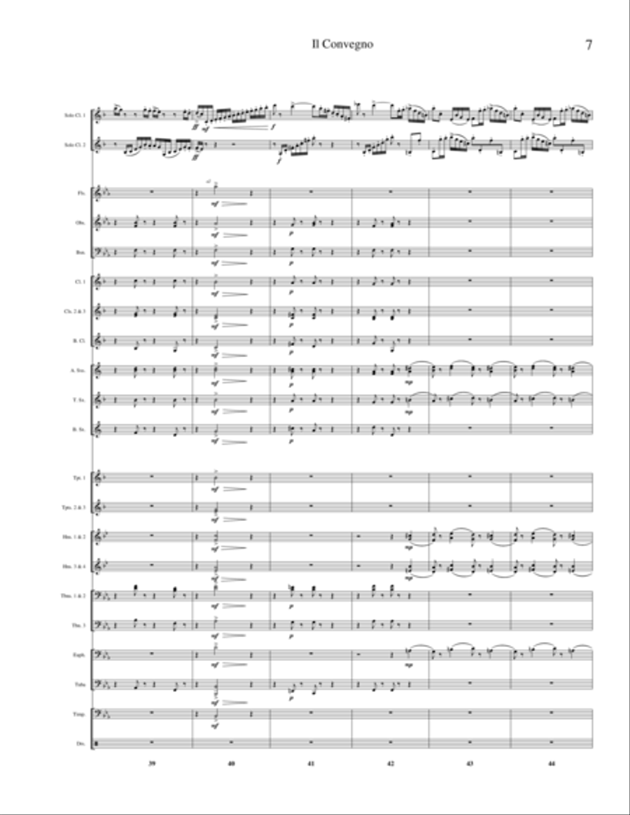 Il Convegno Il Convegno Concert Band scores gallery preview page 6