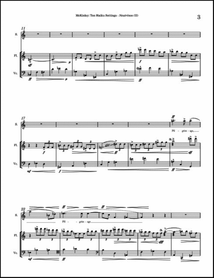 Ten Haiku Settings Choir scores gallery preview page 5
