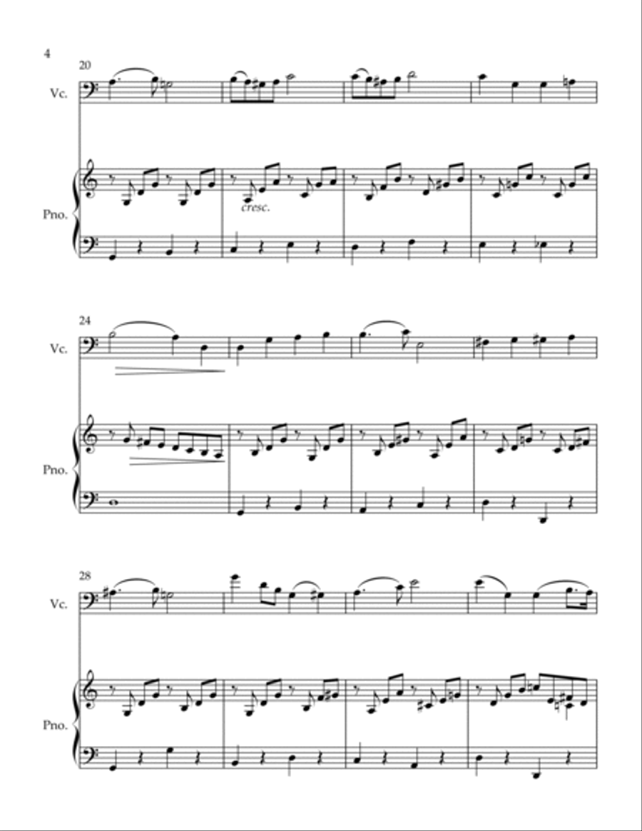 Nocturne Piano scores gallery preview page 4