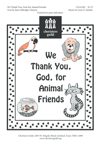 We Thank You, God, for Animal Friends image number null