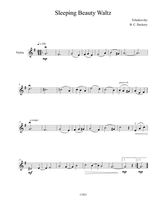 Sleeping Beauty Waltz (Violin Solo)