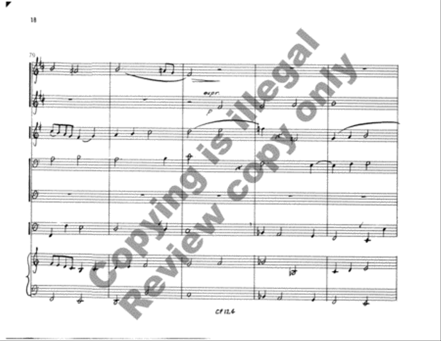 Liturgical Sonata Trombone scores gallery preview page 18