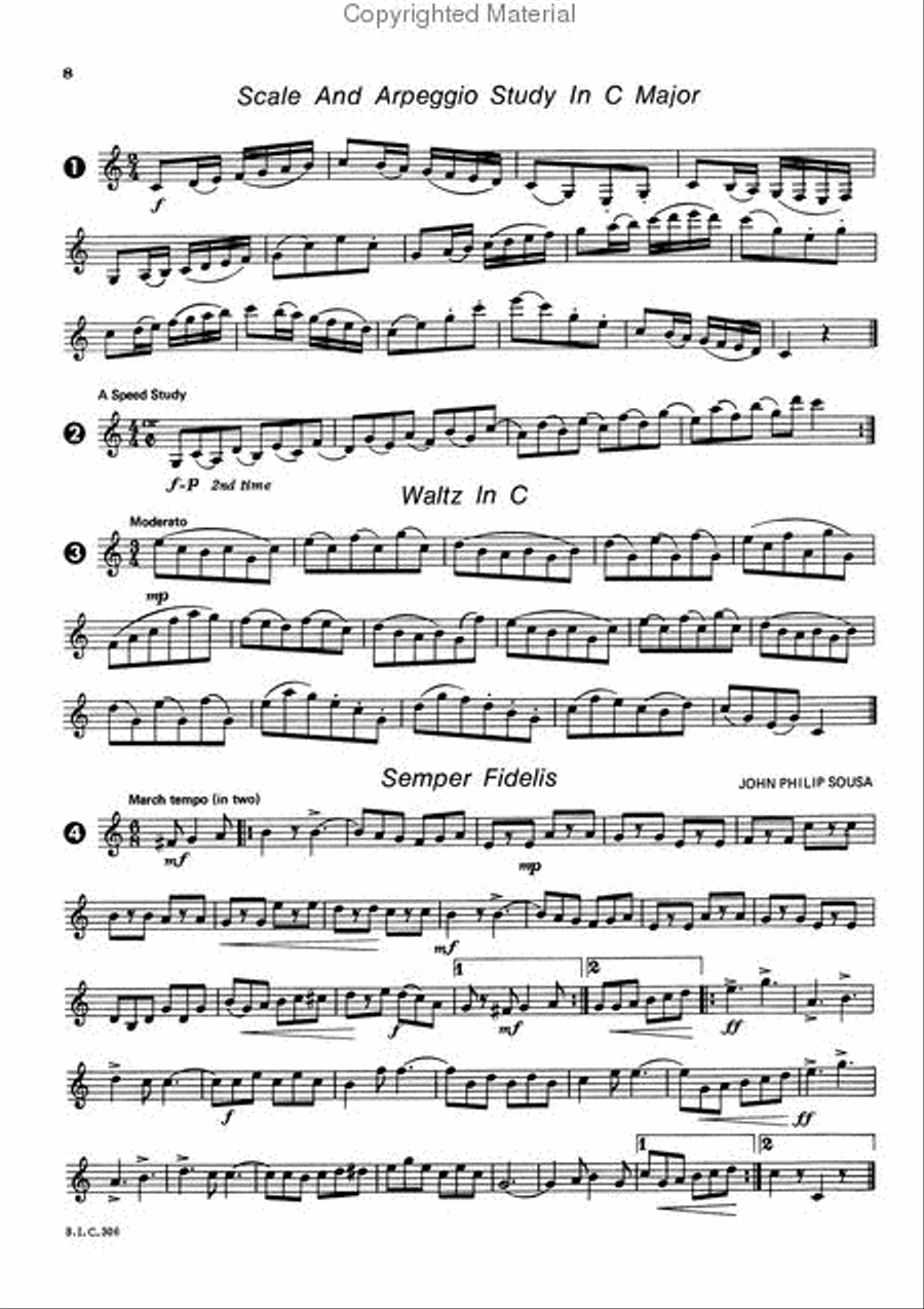 Student Instrumental Course Clarinet Student Clarinet scores gallery preview page 3