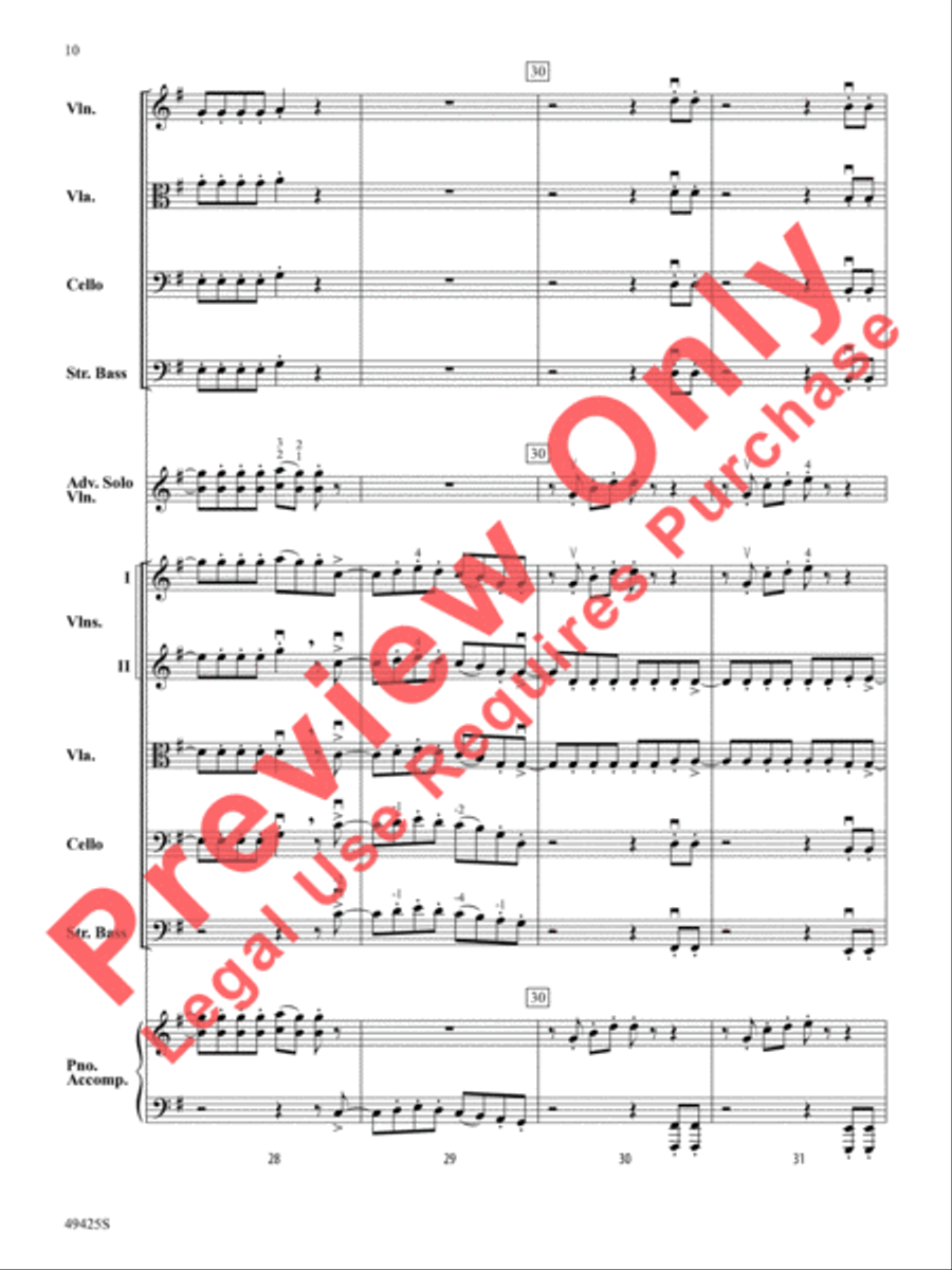 Any Way You Want It / Don't Stop Believin' String Orchestra scores gallery preview page 11
