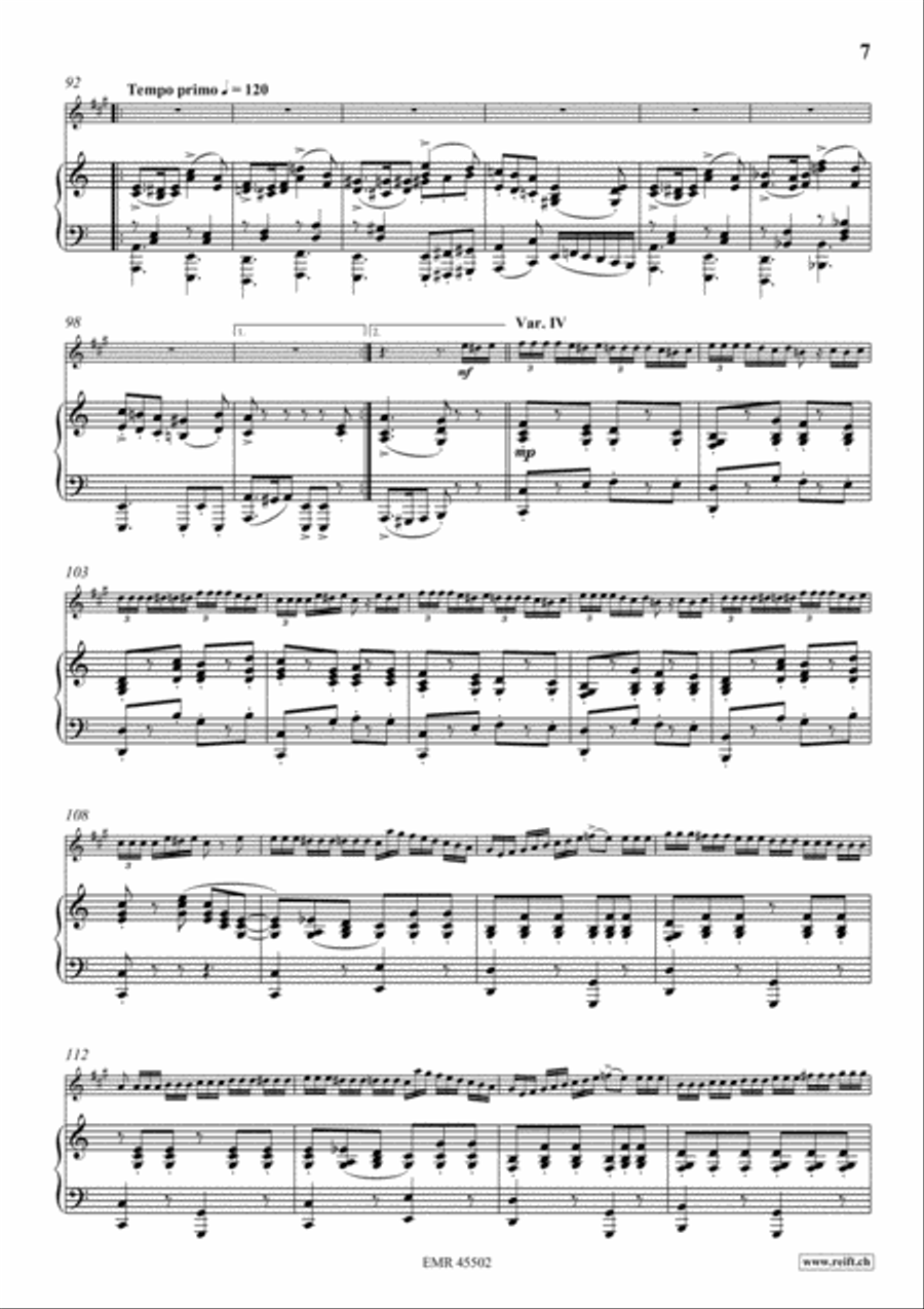 The Carnival Of Venice Baritone Saxophone scores gallery preview page 8