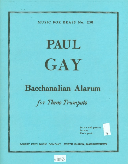 Bacchanalian Alarum - 3 Trumpets