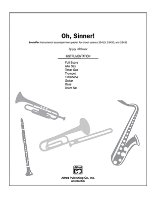 Book cover for Oh, Sinner!