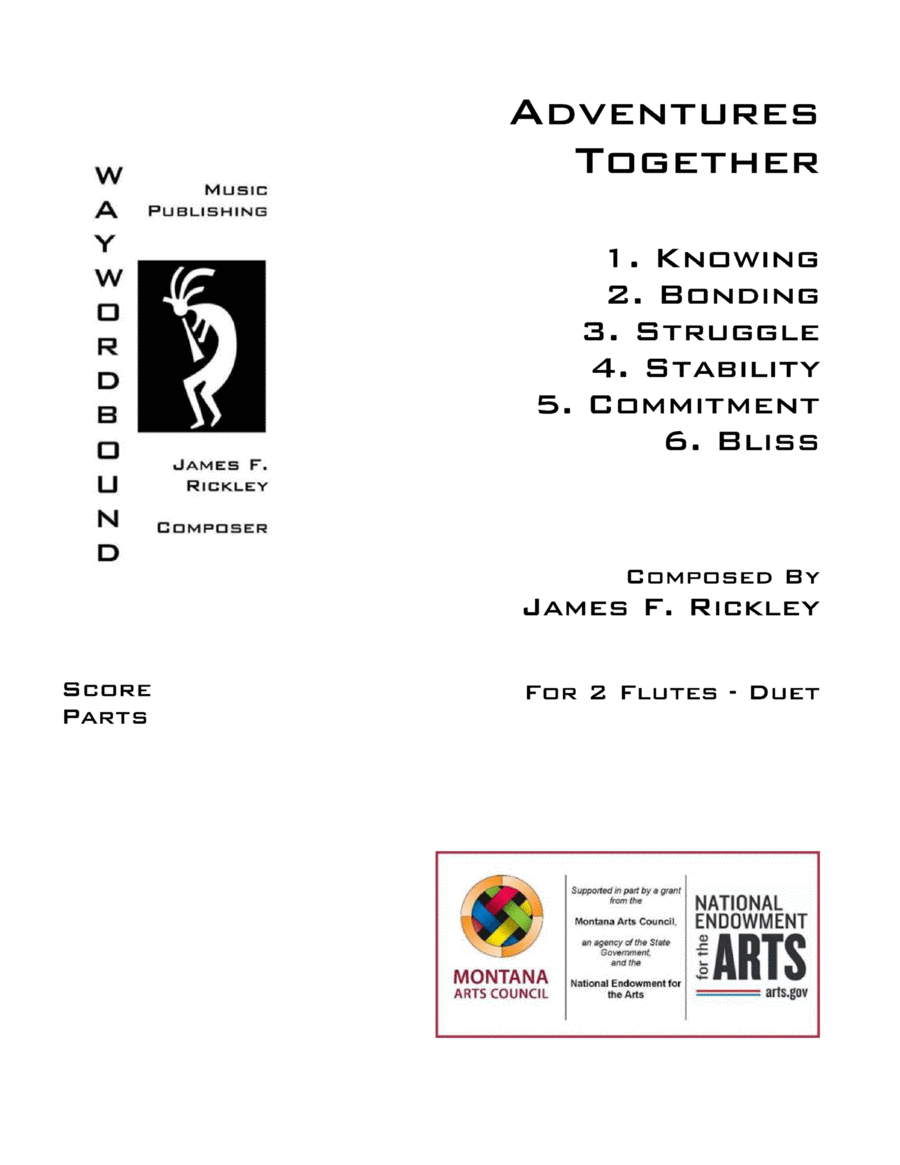 Adventures Together Flute Duet scores gallery preview page 1