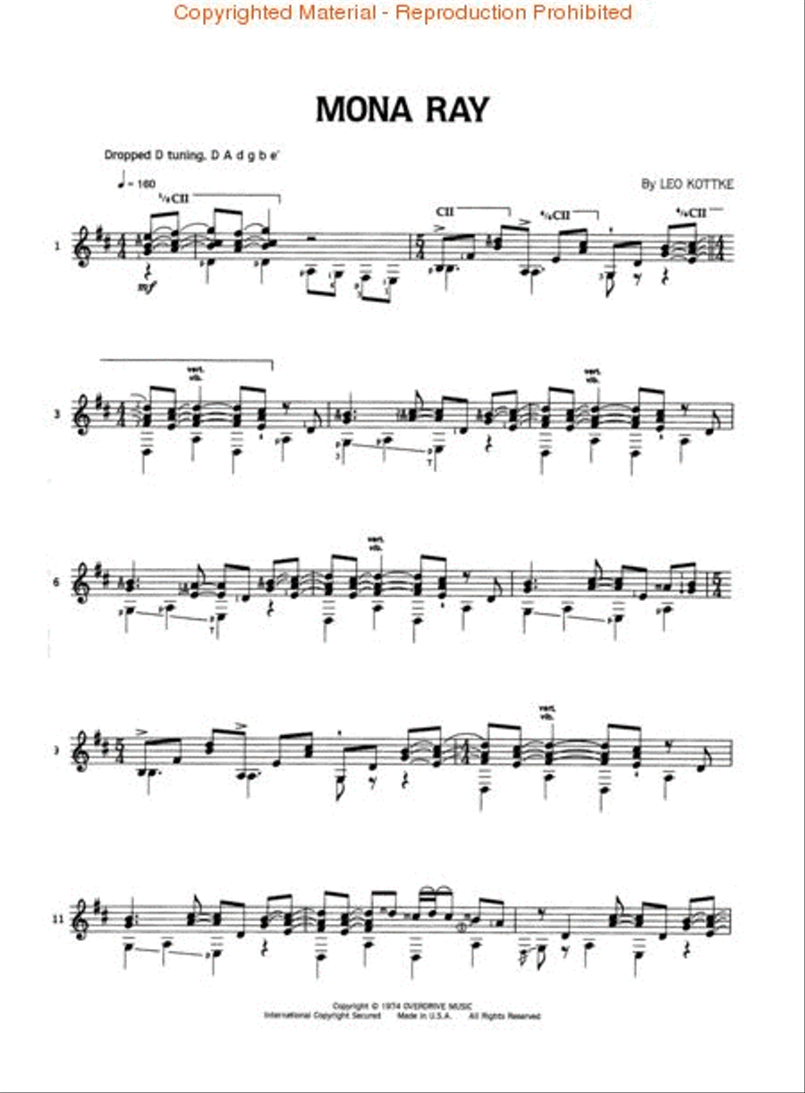 <br>Sheet music extract