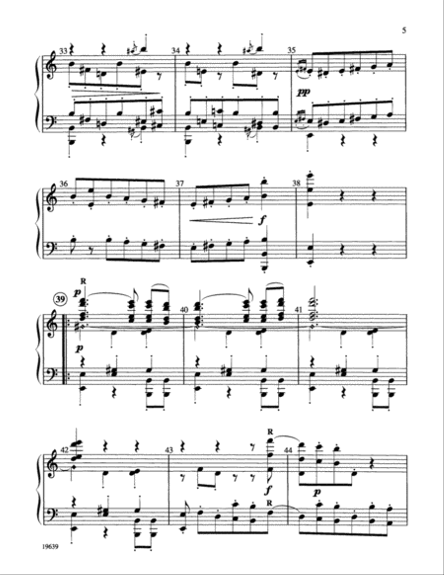 Anitra's Dance Handbell Choir scores gallery preview page 5