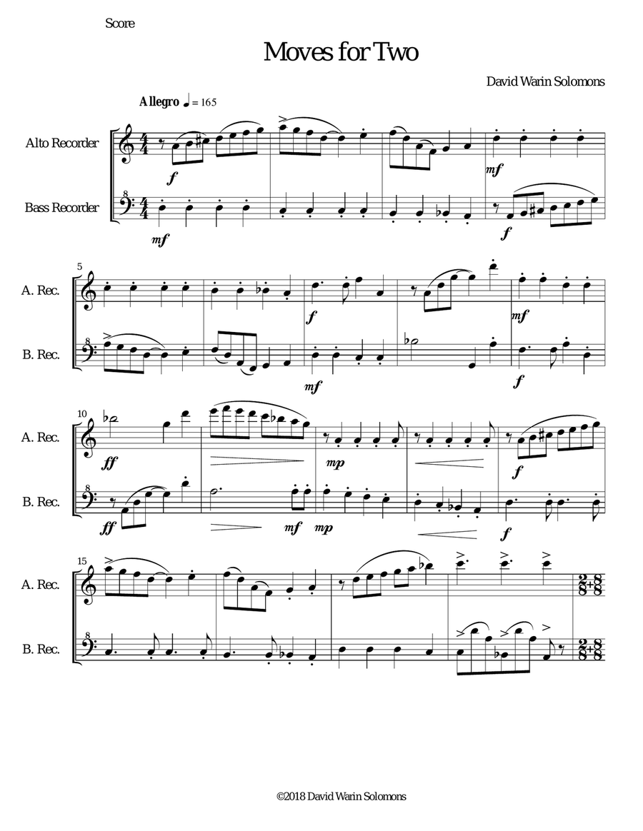 Bass recorder sheet music cheap