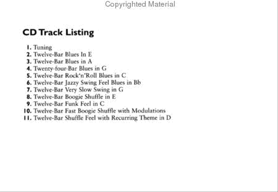 Jam Trax: Blues Electric Guitar scores gallery preview page 2