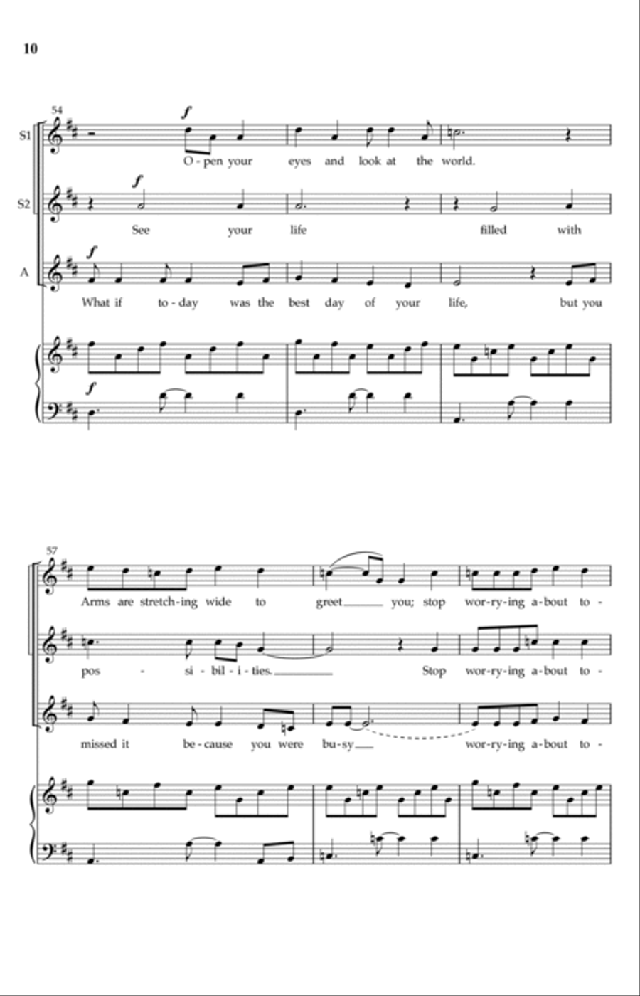 Celebrate This Life! 4-Part scores gallery preview page 8