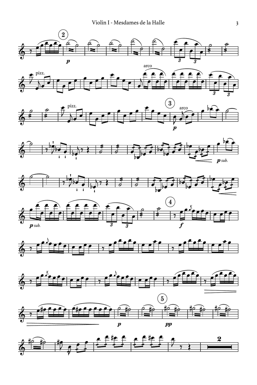 Mesdames de la Halle Chamber Music scores gallery preview page 5
