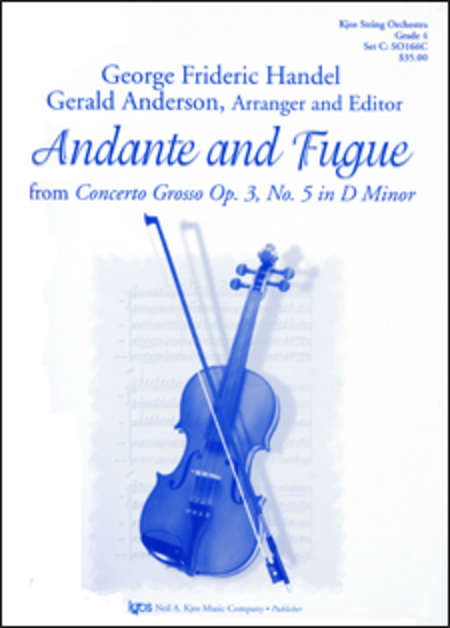 Andante & Fugue from Concerto Grosso Op.3 No.5 D Minor