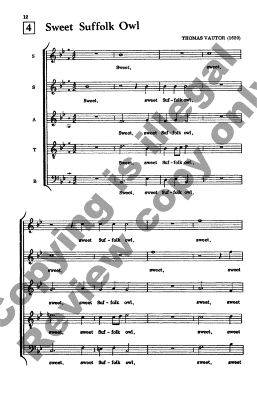 Invitation to Madrigals, Book 7 SSATB scores gallery preview page 11