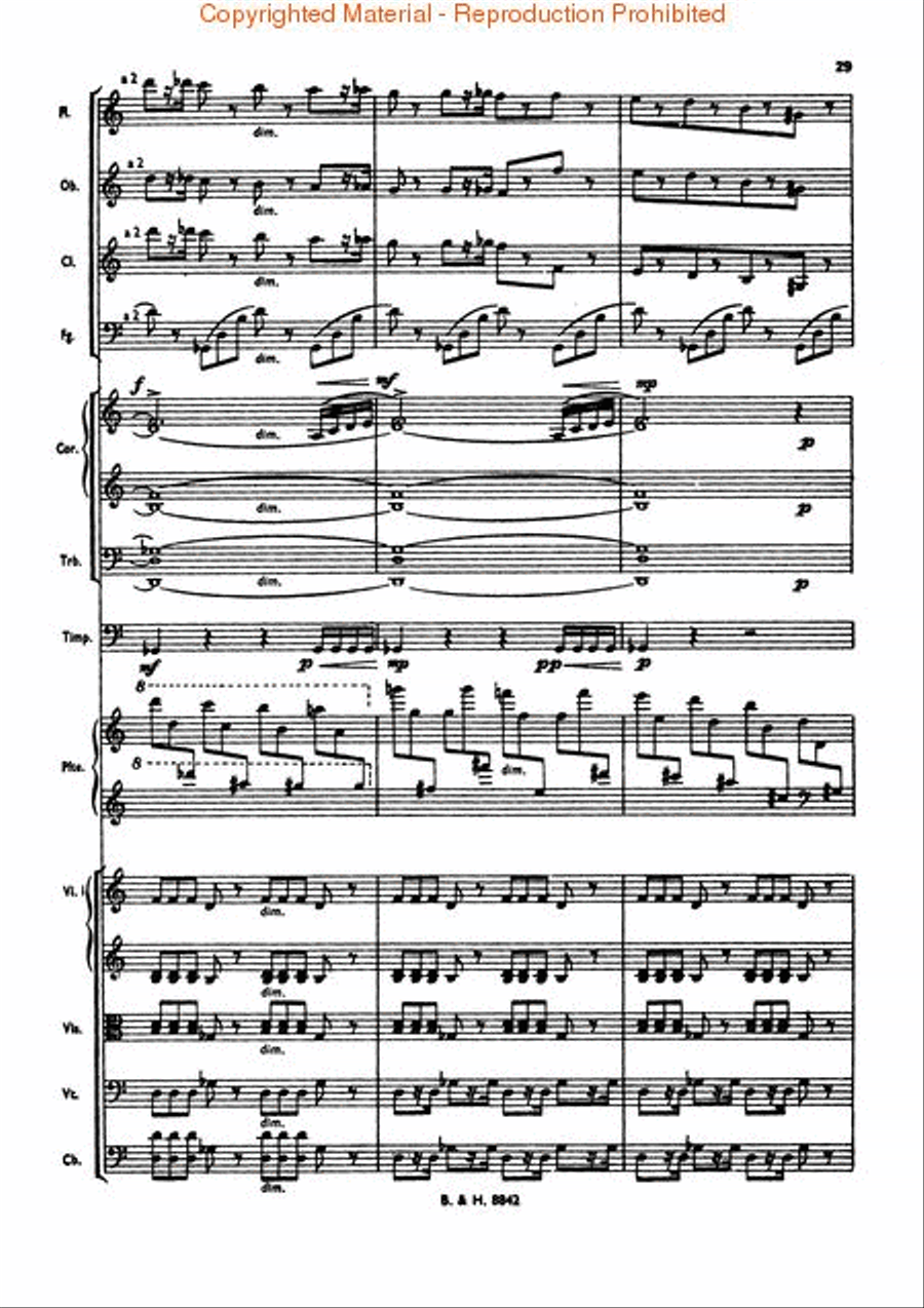 Piano Concerto No. 3, Op. 26 Orchestra scores gallery preview page 3