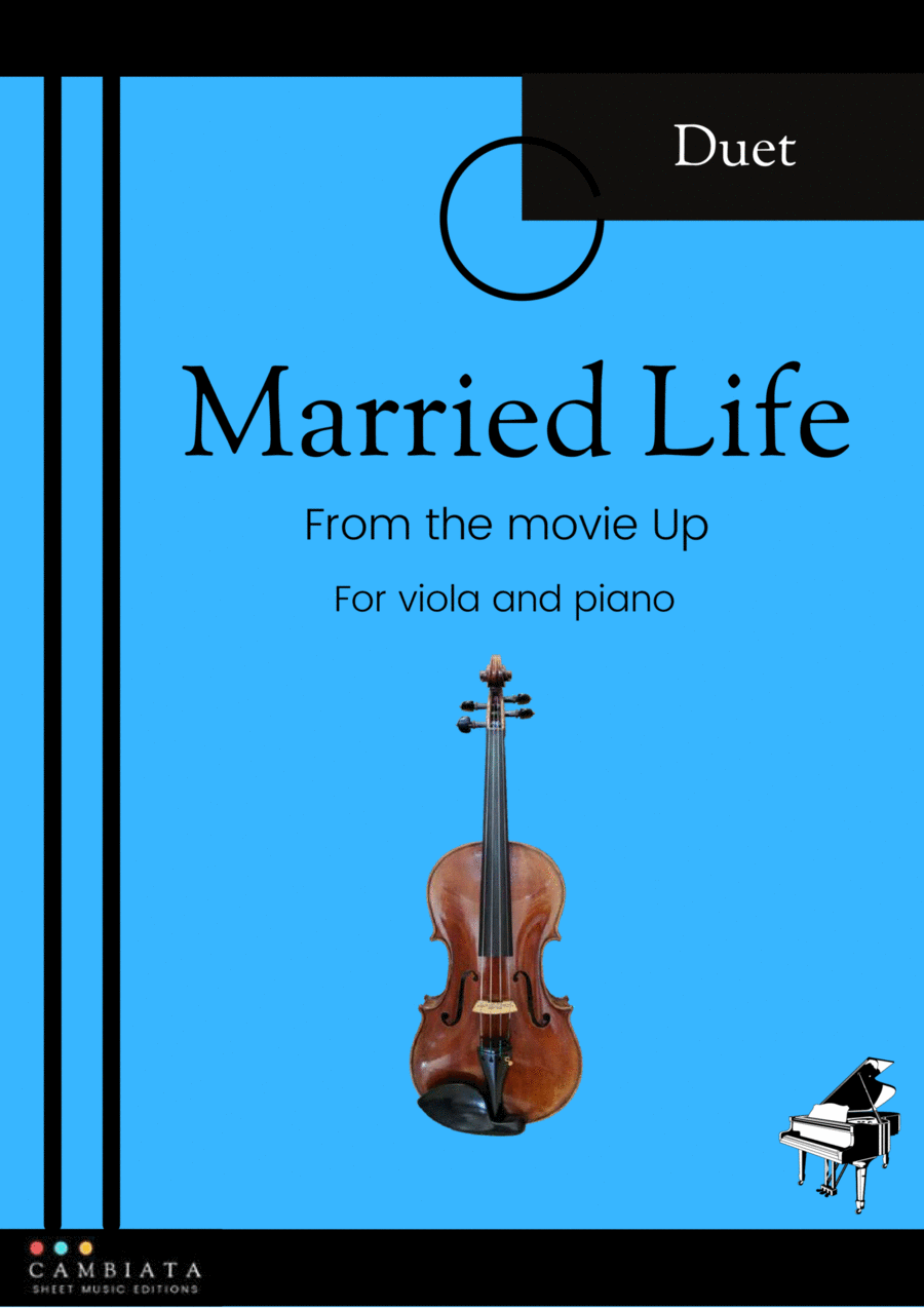 Married Life Viola scores gallery preview page 1
