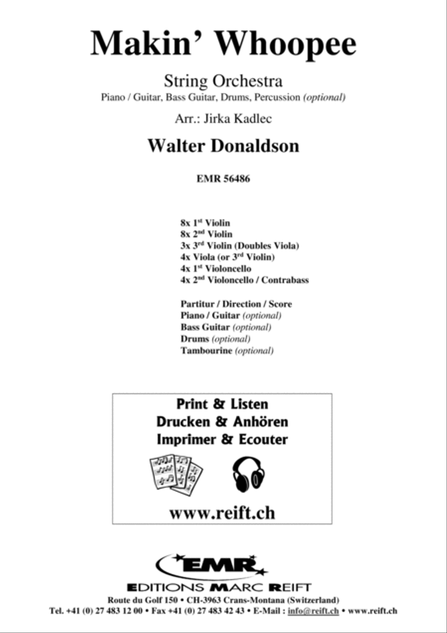 Makin' Whoopee String Orchestra scores gallery preview page 2