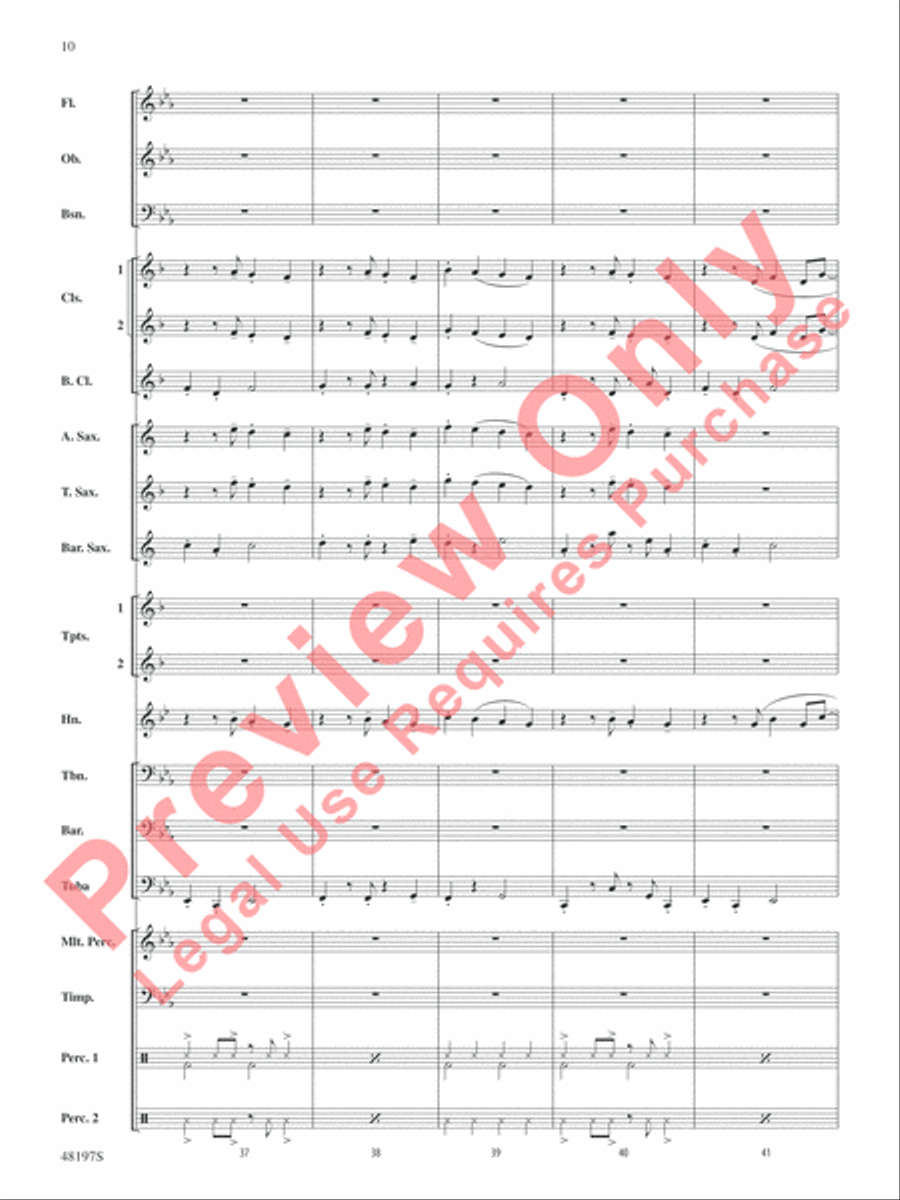 Liar Liar Concert Band scores gallery preview page 11