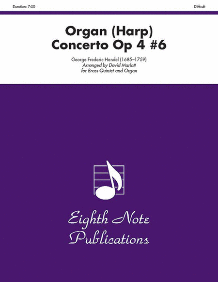 Organ (Harp) Concerto, Op. 4, No. 6